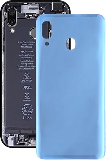 Replacement Battery Back Cover for Samsung Galaxy A30 SM-A305F/DS, A305FN/DS, A305G/DS, A305GN/DS,Housing Door Repair Part for Galaxy A30 Blue