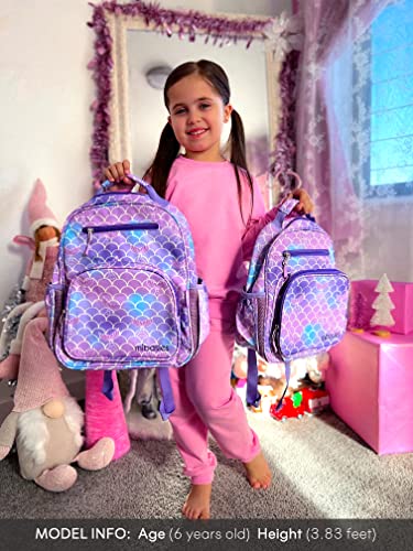 Mibasies Toddler Backpack For Girls And Boys 3-5, Preschool Kindergarten Backpack, Cute Kids Backpacks For Girls(Mermaid Tail) #TOP1