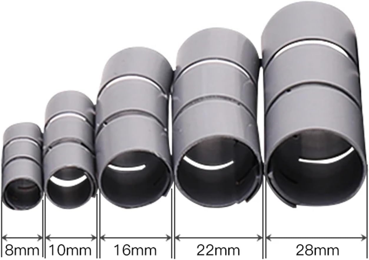 Guaina per cavi espandibile, Guaina for cavi a spirale, guaina in plastica for avvolgimento da 1 metro, protezione rivestita(White,32mm Inside Diameter)