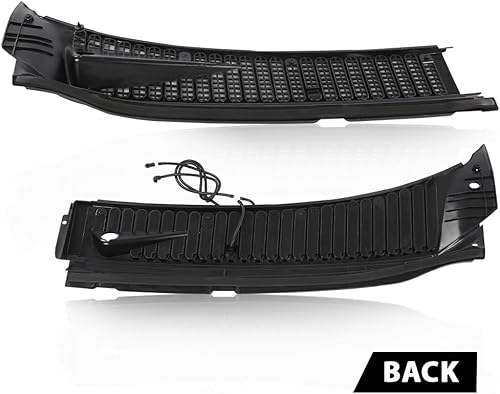 Miniatura 7 de PIT66 Panel de rejilla para cubierta de parabrisas, compatible con F250 F350 F450 F550 Super Duty 1999-2007Ford Excursion 2000-2005,