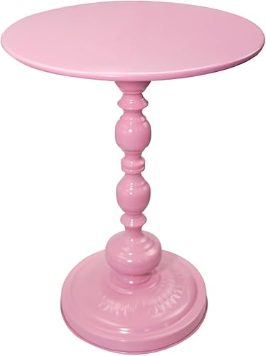 Miniatura 8 de Benkyo Mesa auxiliar redonda negra, mesa auxiliar redonda, mesa de acento moderna, mesas auxiliares redondas negras, mesa de noche redonda de metal