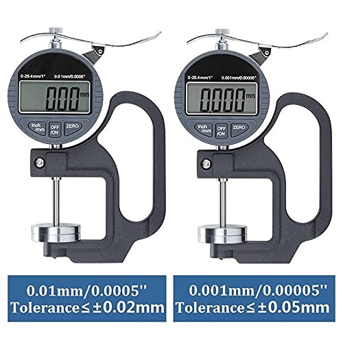 Calibrador digital de espesor con superficie aleación, modelo KHMCRSDO miniatura 3