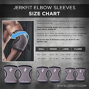 JerkFit Elbow Sleeves (Large)