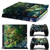 BUCEN Anime Für PS4 Skin Für Konsole Und Controller Vinyl-Aufkleber, Für PS4 Aufkleber Wrap Cover Skin Full Set Langlebig Kratzfest 25126 Kratzfest