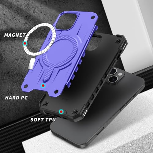 Coque magnétique hybride iPhone 14 étui fin antichoc protection chute - 5