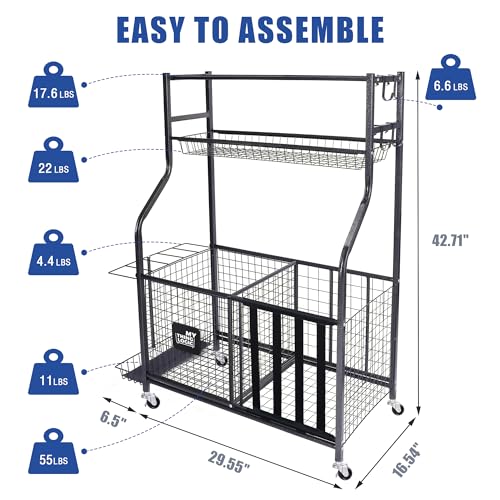 Mythinglogic Garage Sports Equipment Organizer thumb #4