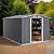 Only choice Outdoor 8 x 12 Ft. Storage Shed Large Metal Tool Sheds, Heavy Duty Storage House with Sliding Doors with Air Vent for Backyard Patio Lawn to Store Bikes, Tools, Lawnmowers Grey