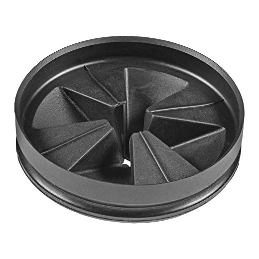 InSinkErator QCB-AM Baffle para pia de gola alta antimicrobiana para série Evolution, preto