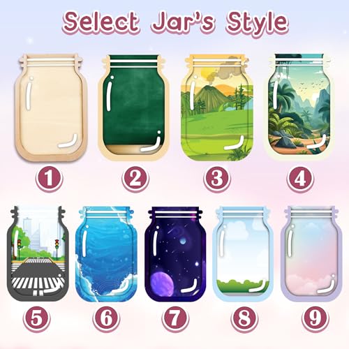 Image of Personalized Full Token Magnetic Reward Jar for Kids Toddler Chart Positive Classroom Behavior Management Training Tools Reward System Back Day School Gifts for Boy Girl Children Teacher