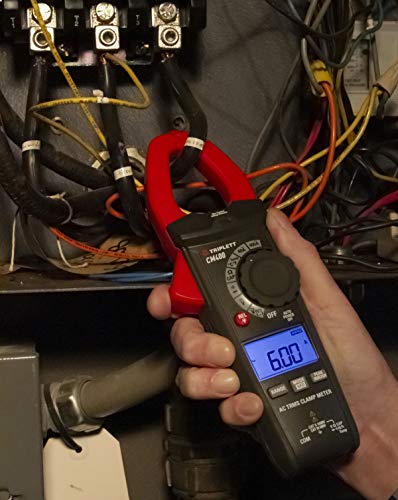 Image of Triplett CM400 True RMS 4000 Count 400A AC Clamp Meter with Inrush and Certificate of Traceability to NIST