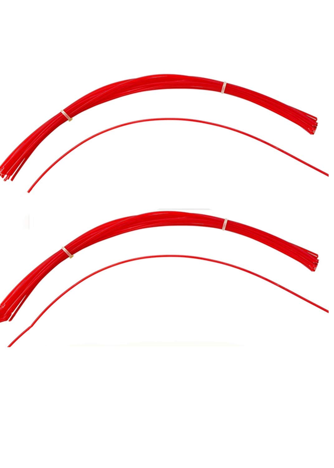 LBK Flex-A-Line 50-Pack 13" Replacement Line, Compatible with Worx WA0050 Replacement Line for WG430 Electric Leaf Mulcher