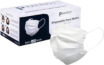 Patriot Medical Devices Disposable Face Mask | Made in the USA Soft, Hyp...