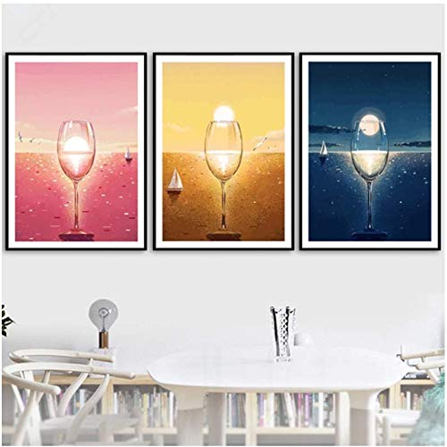 Toile peinture couleur vin abstraite 50x70 pour une décoration de salon chic