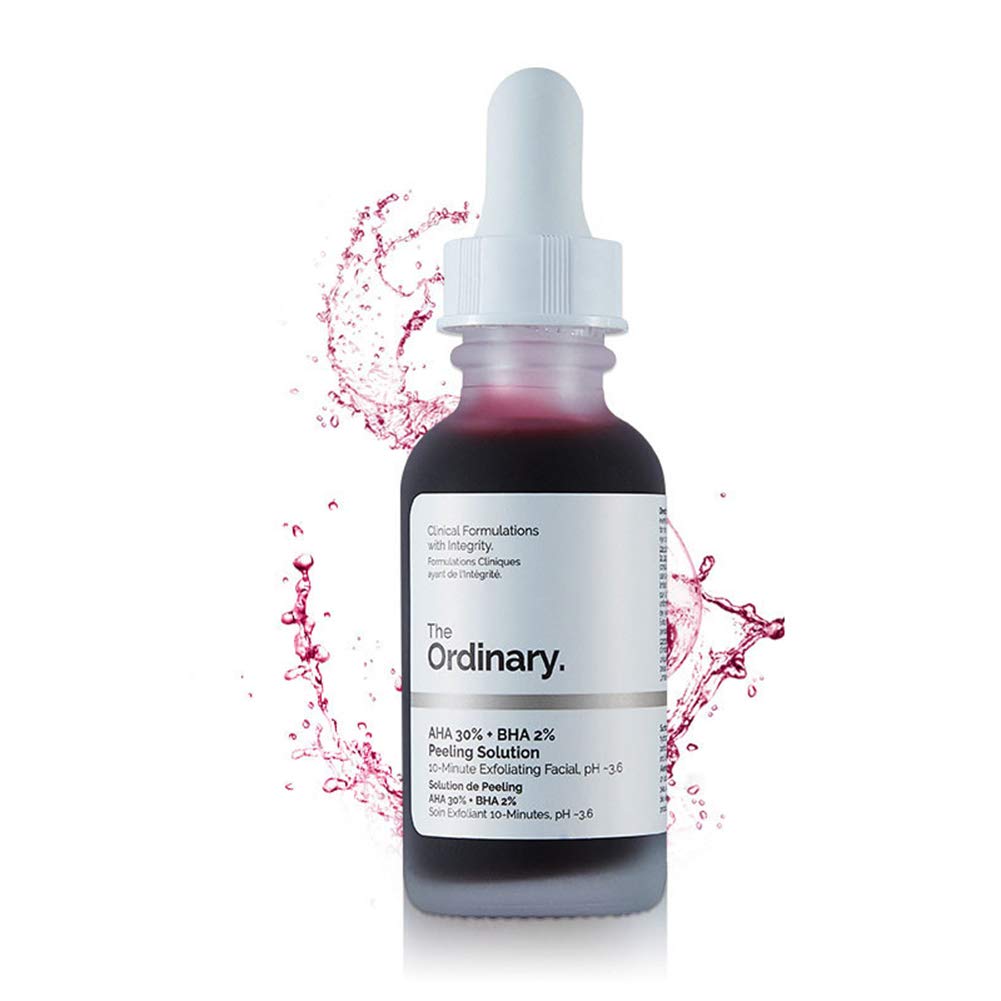 The Ordinary AHA 30% + BHA 2% Peeling Solution 30ml, 10-Minute Exfoliating Facial