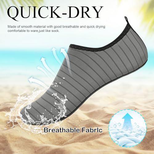 Barefoot Quick-Dry Water Shoes for Men Women Lightweight Aqua Socks for Swimming Beach2