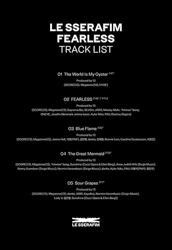 Miniatura 6 de SOURCE MUSIC LE SSERAFIM - FEARLESS Monochrome Bouquet ver. 1er Mini álbum+Juego de tarjetas fotográficas adicionales, 5.551x5.551x0.354 in