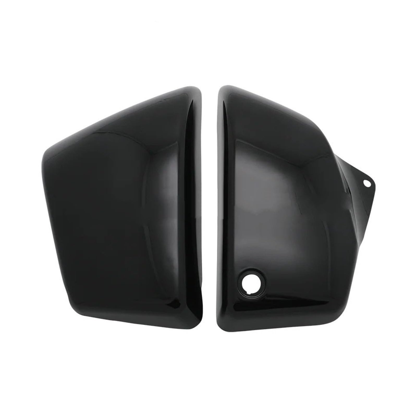 Couvercle batterie moto Cadre de protection latéral batterie adapté pour Honda Shadow VT1100 99-08 ACE/Aero Sabre VT 1100 1999-2008(A)