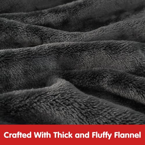 Image of Waitu Wearable Blanket for Kids, Cozy Wearable Blanket Hoodie for Teens Girls Boys, Warm Blanket Sweatshirt Gift for Teenage, Hoodie Blanket with Sleeves and Giant Pocket - Dark Gray