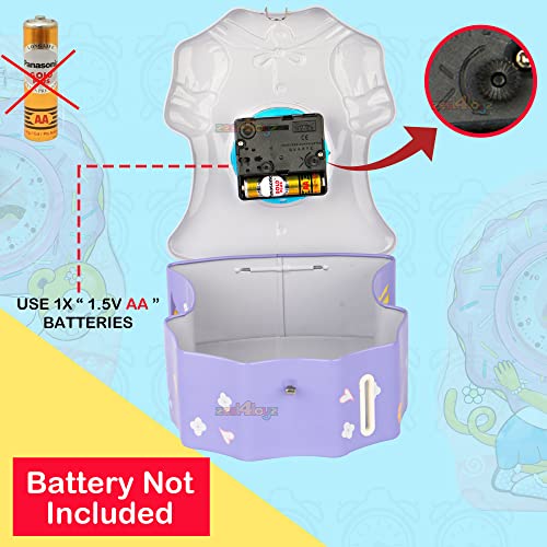 Image of Zest 4 Toyz Money Bank for Kids 2 in 1 Metal Piggy Bank with Lock N Key Table Alarm Clock for Kids Money Saving Box Gullak Money Box Coin Bank Cash Box Birthday Gift Toy Age 3+