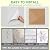 Sunlysound 3D Textured Wood Grain Sound Acoustic Wall Panels, 23.6'' x 23.6" Noise Dampening Modern Wall Decor, Peel and Stick for Noise Reducing in Home Office, Studio, Gaming Room (Burlywood)