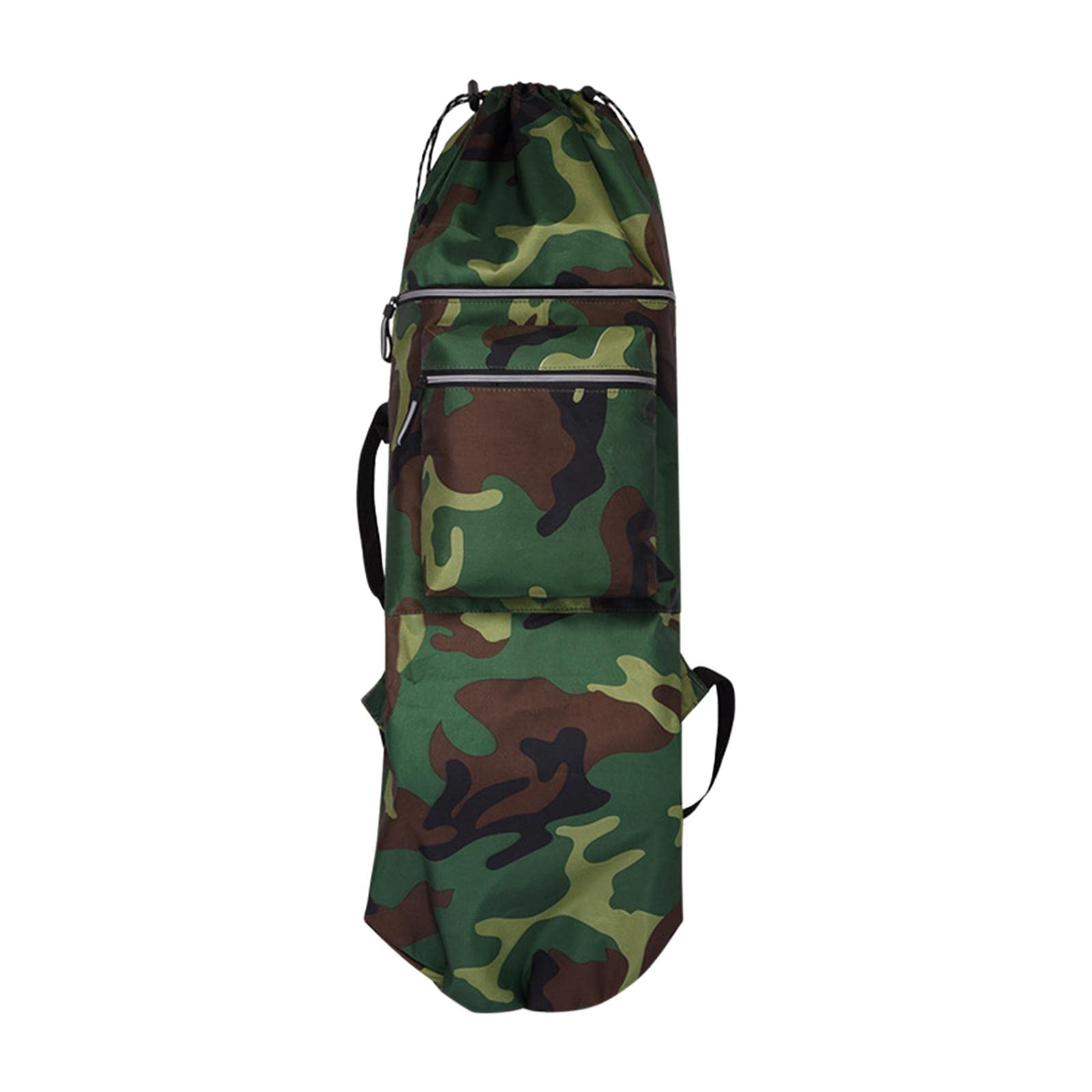 Milageto Oxford Skateboard Zaino Borsa a Tracolla Resistente all'Acqua Borsa a Tracolla Pieghevole con Manico Portante Longboard Custodia per Viaggi Donna Uomo