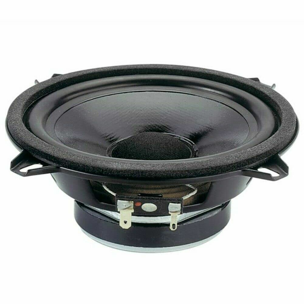 KIT Set pour CIARE CW130Z 1 woofer 13 cm 130 mm de diamètre, 50 Watts rms 100 Watts Max, impédance 4 ohm, Portes, Voiture, Suspension en Caoutchouc, 1 pièce + 5 Autocollants gratuits
