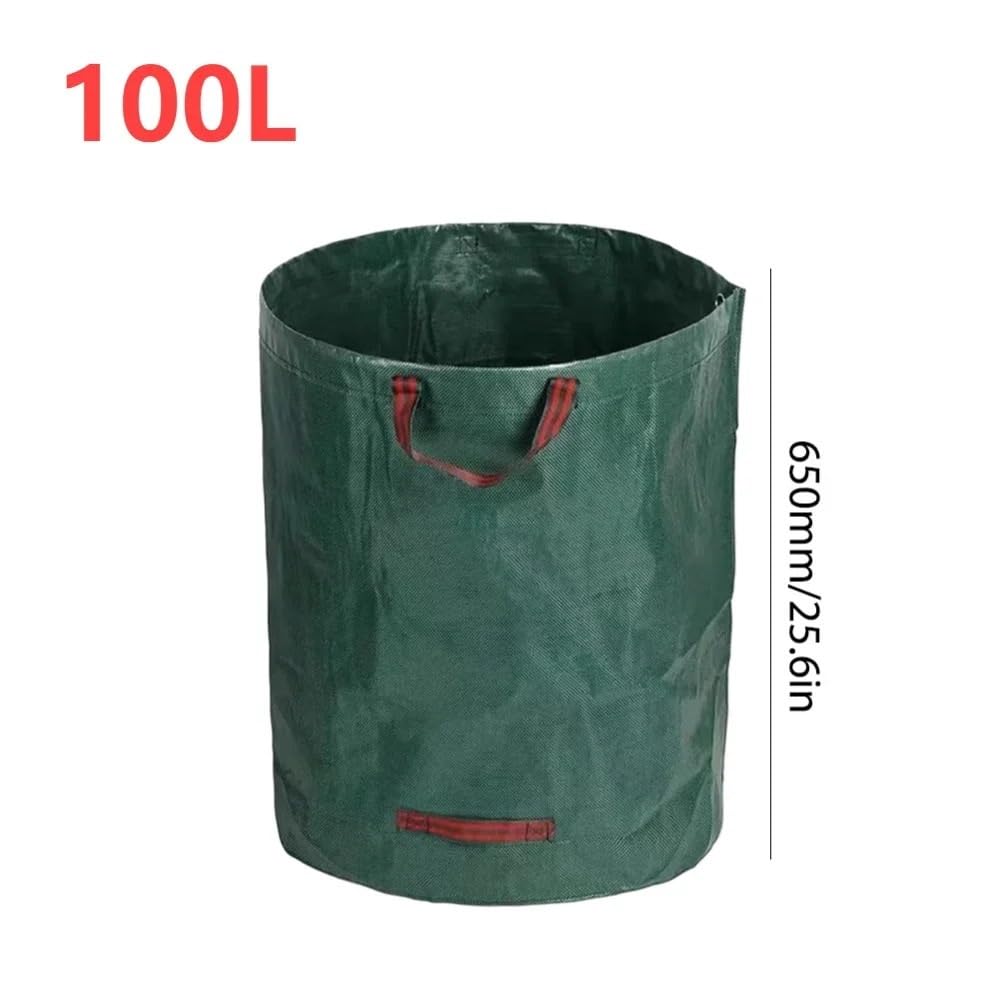 Sacco per rifiuti da giardino per foglie Pattumiera leggera Contenitore per erba pieghevole per prato Sacco detriti giardino