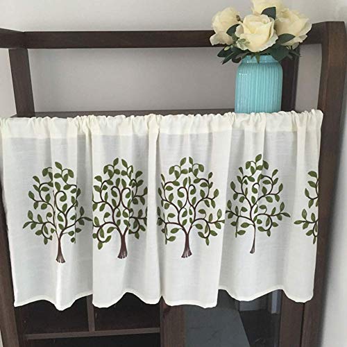 Half kitchen rideaux blanc W140 pour une ambiance bistrot chaleureuse - 4