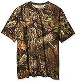 Staghorn Mens All Over Camo Short Sleeve Tee Shirt, Mossy Oak Breakup Country, Large