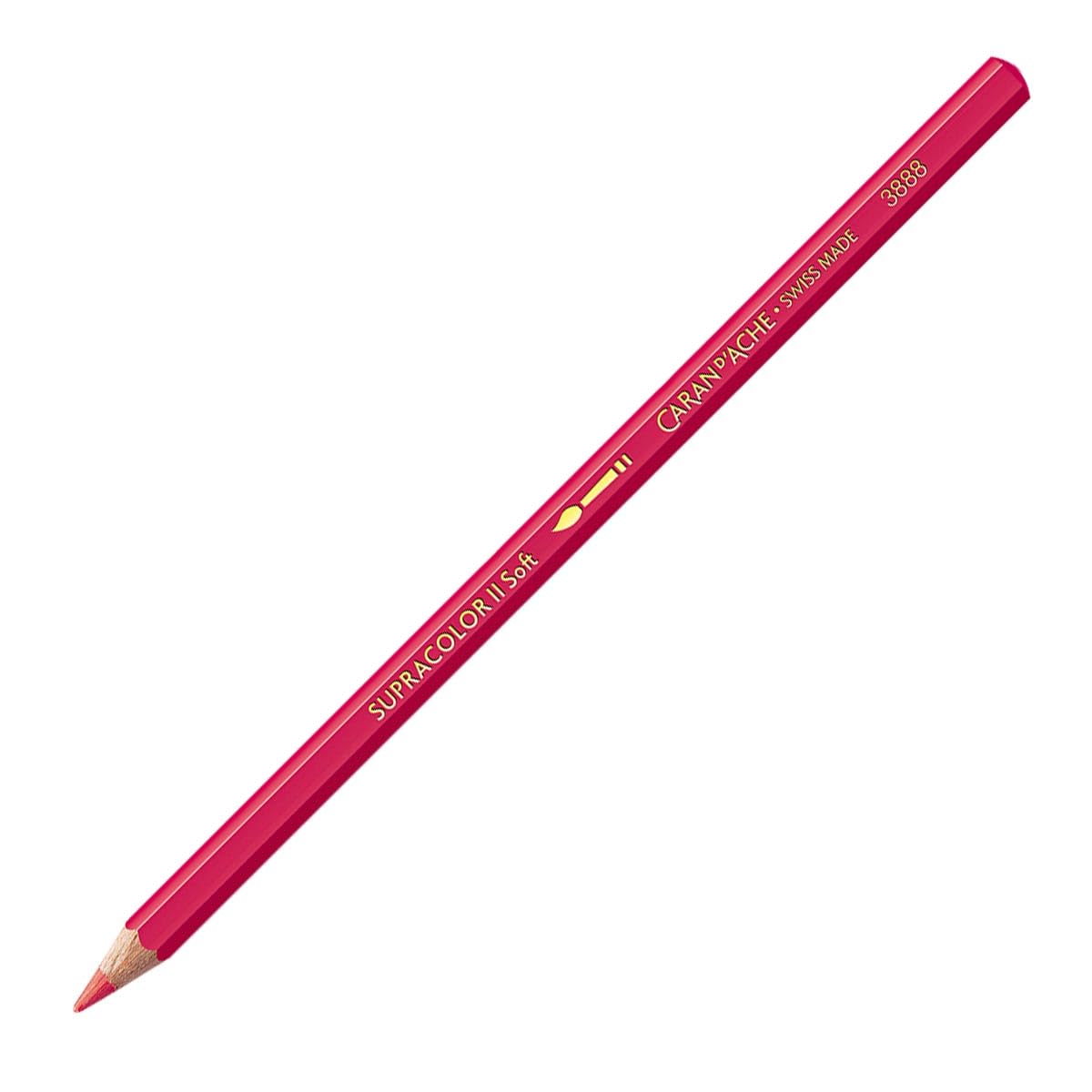 B&Q -  Caran D'ache Supracolor Ii Ruby Red Watersoluble Artist Aquarelle Colour PencilRouge Rubis 280