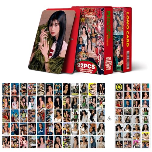 NHPY 92PCS Fotokarten Novel Album Karten Set Mini Merch Photocards Set Fans Geschenk Mädchen Fans(BEAUTIFULCHAOS)