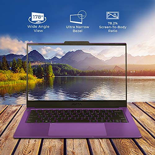 Image of AVITA LIBER V14 NS14A8INF561-AP 14-inch Laptop (Core i5-10210U /8GB /512GB SSD /FHD Display /Windows 10 Home /Intel UHD Graphics 620), Avita Purple