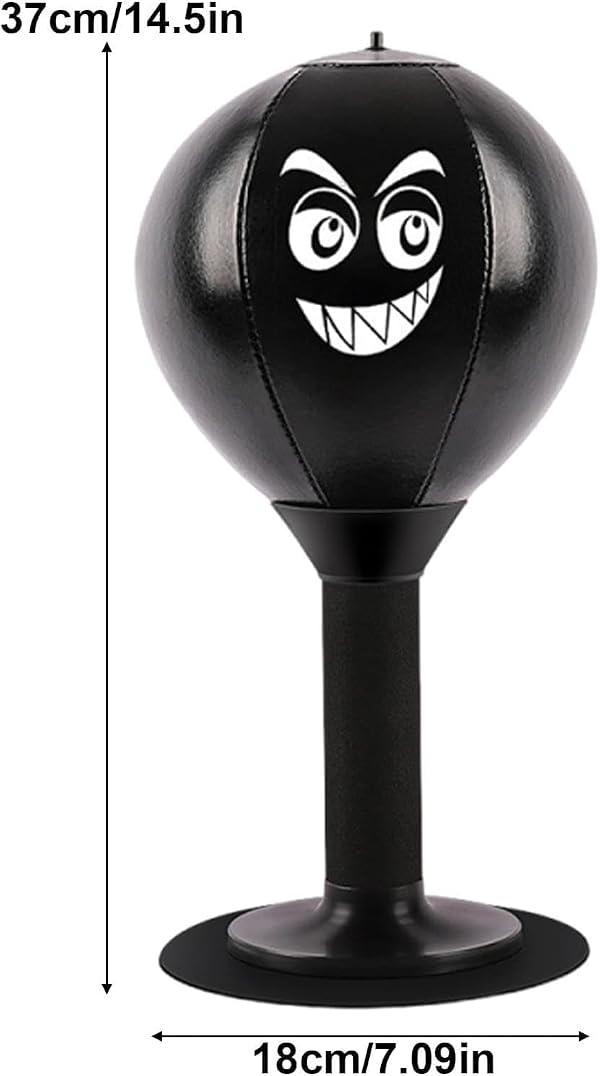 Desktop Punching Bag, Stress Buster with Suction Cup for Office Table and Counters, Heavy Duty Stress Relief Ball, Desk Boxing Punch Ball, Funny Gifts for Kids Coworkers and Friends by kjsdsss - Image 6