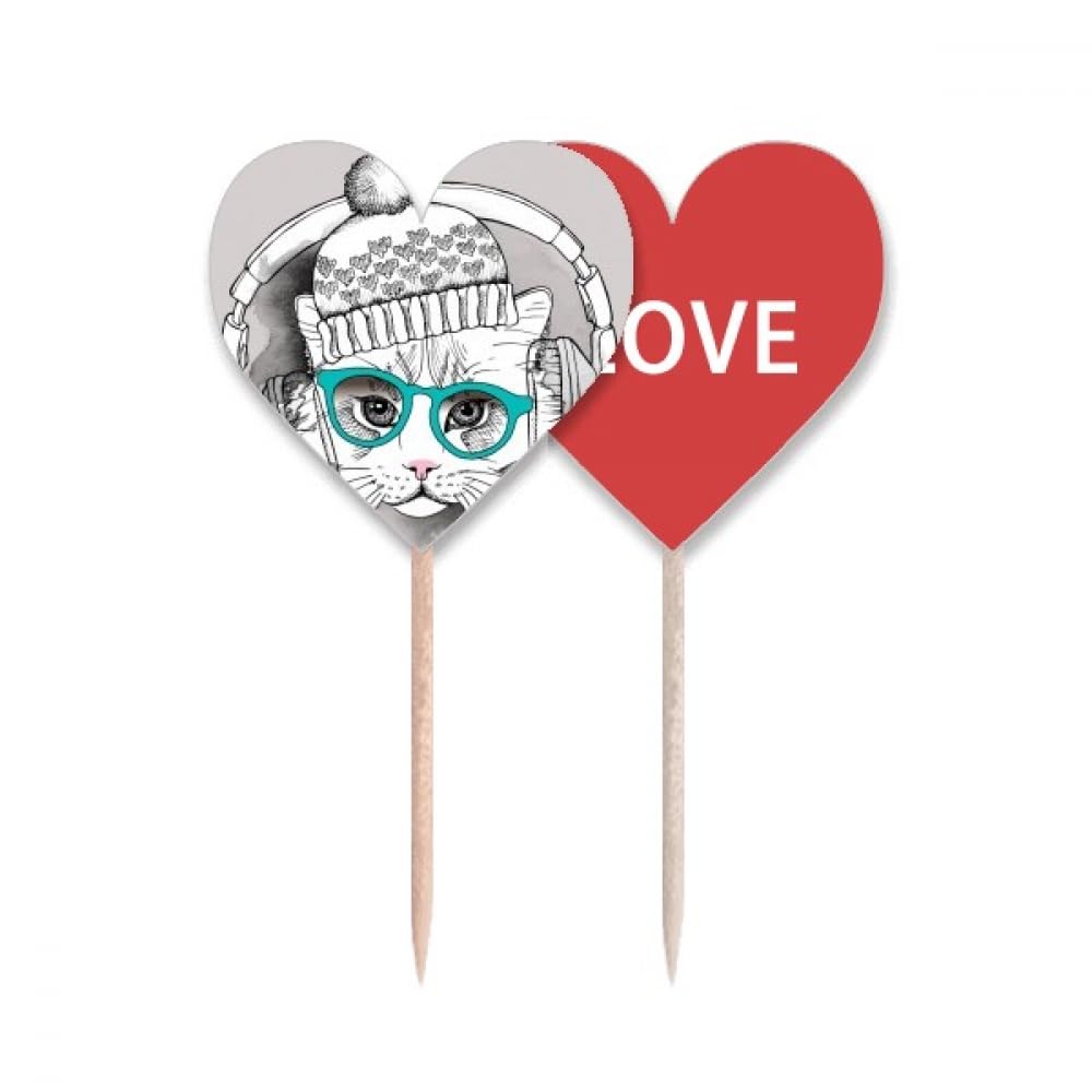 Chapeau en laine blanc chat pour un anniversaire réussi avec pics cupcake