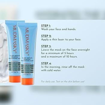 MUDMASKY 睡眠修復リニューアル 栄養マスク 60ml / 2.0液量
