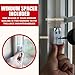 SecurityMan Window Security Bar - Easy Install for Horizontal/Vertical Windows - Adjustable Window Lock Bar (Child Proof/Heavy Duty Iron) - Extendable (14.25