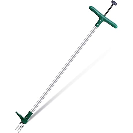 Ohuhu Stand-Up Weed Twister - Lightweight & Ergonomic Weed Removal Tool