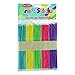 Creative Arts by Charles Leonard Craft Sticks, Jumbo Size, Assorted Colors, 6 x 3/4 Inch, 75/Bag (66585)