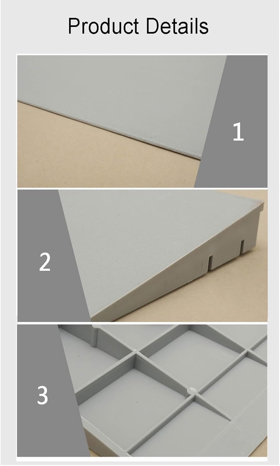 Schody rampowe Podjazdy progowe, plastikowe podjazdy dla wózków inwalidzkich, drzwi do łazienki, przenośne podjazdy progowe(100x12x2cm)