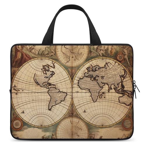 Sac ordinateur 17 pouces à bandoulière - Protégez votre grand PC avec style vintage