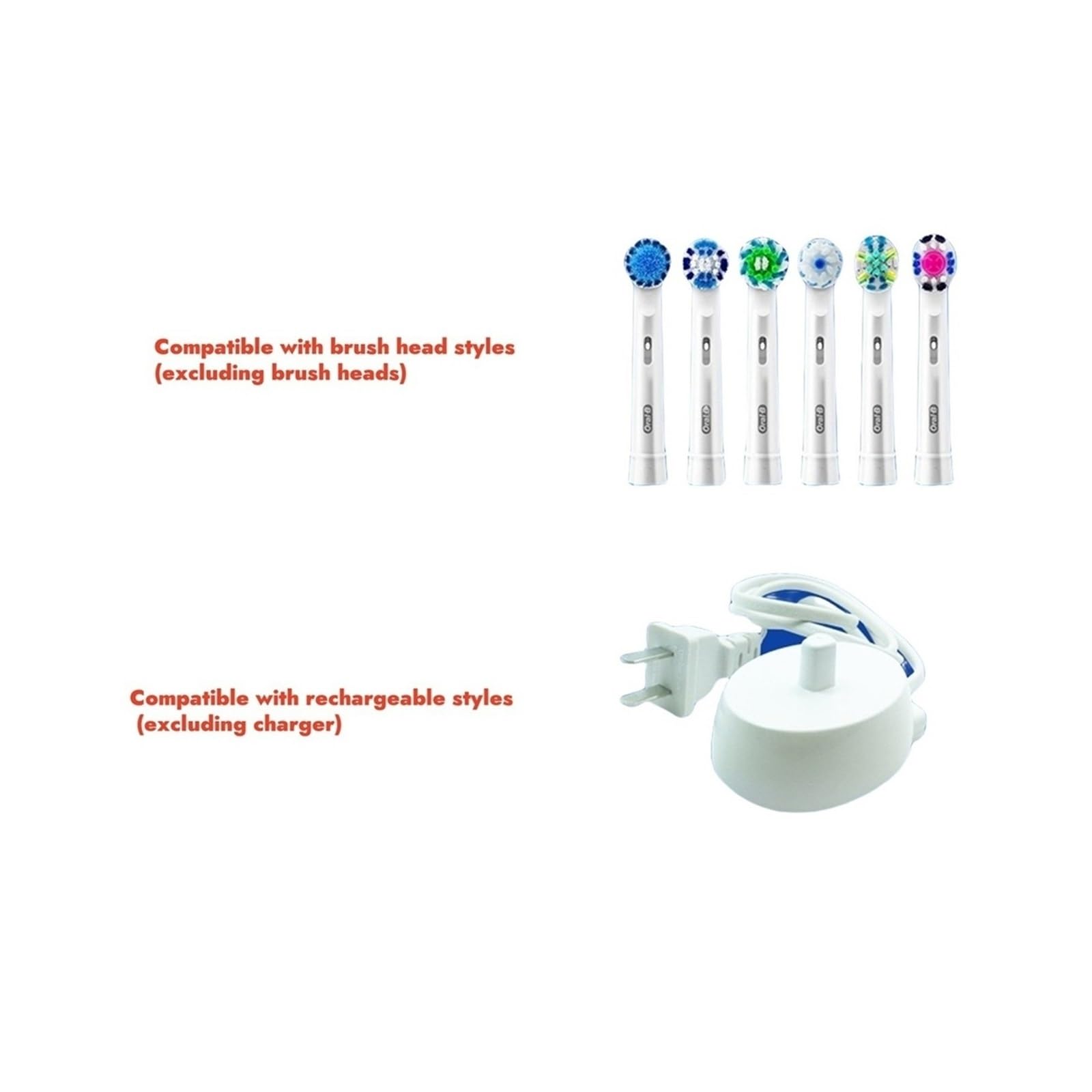 Manico di Ricambio for spazzolino Elettrico, Compatibile con Oral-B P4000(P4000 Black)
