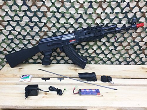 Fucile Softair A Funzionamento Elettrico AK47 RAS Tactical Nero Jing Gong (0512B)