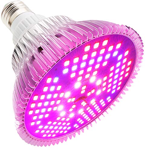 100W Lámpara LED Plantas Crecimiento Interior MILYN E26/E27 Espectro Completo LED Grow Light 150 Leds Luces Led Cultivo para Interior, Invernadero, Plantas Hidroponia Crecimiento y Floracion
