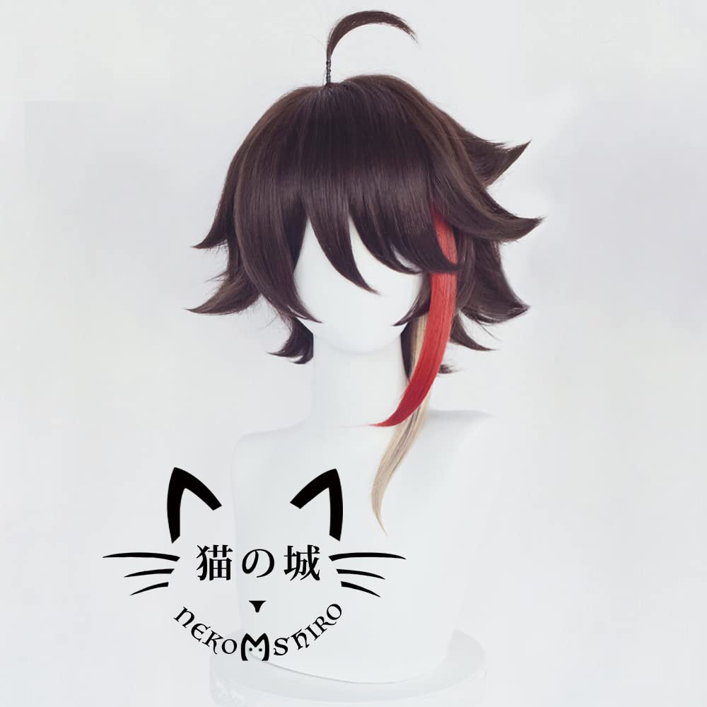 Amazon.co.jp: 猫の城 三枝明那 コスプレウィッグ バーチャルYouTuber 