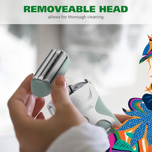 Image of Be Radiant by Wahl, Smooth Shave, an Electric Shaver for Women- Dual Foil Shaver Head with Long Hair Trimmer Bar, Cordless Battery Operated for Smooth Legs & Underarms - Model 3028462