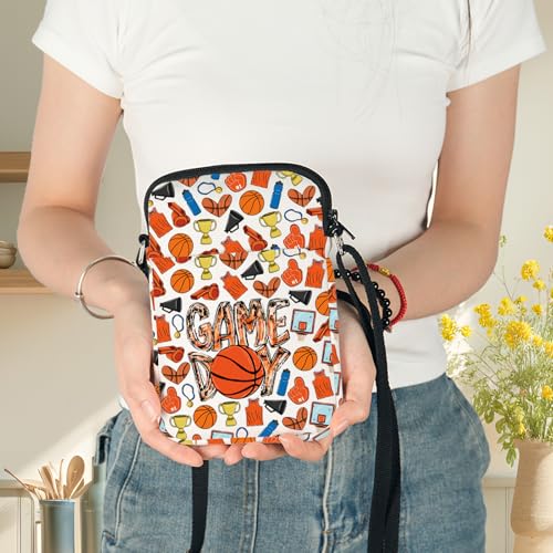 G2TUP Game Day Basketball Crossbody Bag Basketball Mom Gifts Basketball Game Day Shoulder Bag Basketball Team Merchandise4