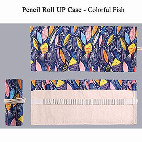 Image of Paint Brush Bag Roll Up Art Painting Brushes Cases Holder for Artist Draw Pen Watercolor