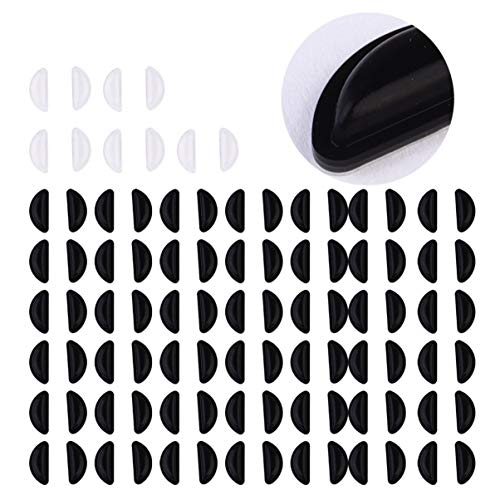 EXCEART 35 Pares de Ã“culos de Silicone Almofadas de Nariz Ã“culos Adesivo de Silicone Anti-Derrapan