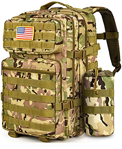 NOOLA Tactical Backpack 42L Military Backpack for Men Women, 3 Day Assault Pack, Molle Army Backpack for Hiking Hunting Camping Travling