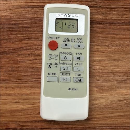 Image of Sanavya AC Remote No. 122 (No Backlight), Compatible /Replacement for Mitsubishi. AC Remote Control (Exactly Same Remote Will Only Work)